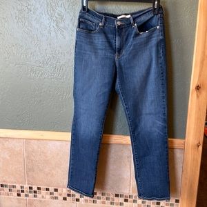 Denim Size 8 Levi 5-pocket, straight leg jeans